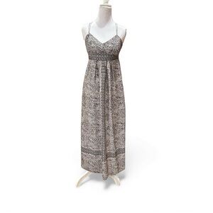 LOFT Black and White‎ Maxi Dress